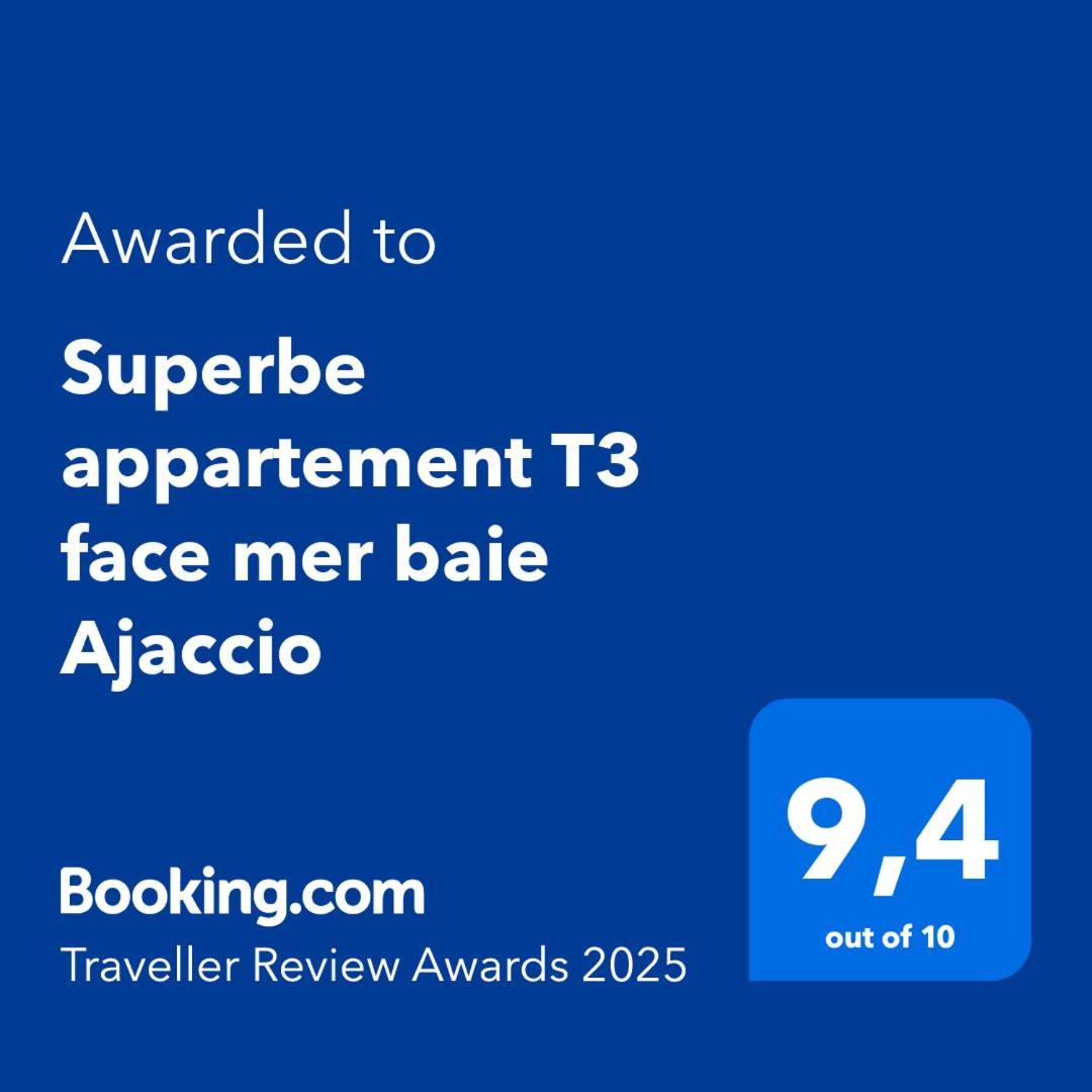 Superbe Appartement T3 Face Mer Baie Ajaccio Pietrosella Eksteriør bilde